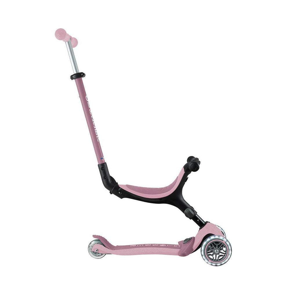 Globber Go Up Eco Active Lights Scooter - Berry-Scooters-Berry- | Natural Baby Shower