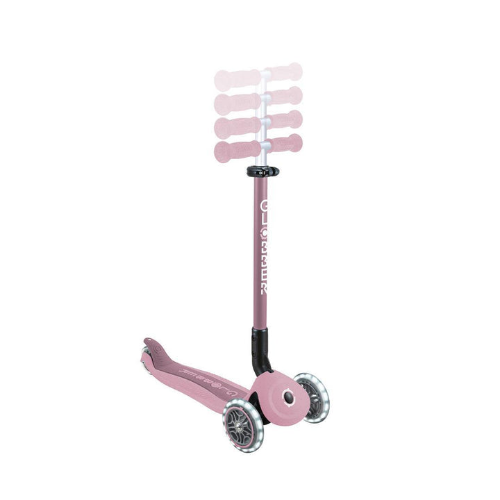 Globber Go Up Eco Active Lights Scooter - Berry-Scooters-Berry- | Natural Baby Shower
