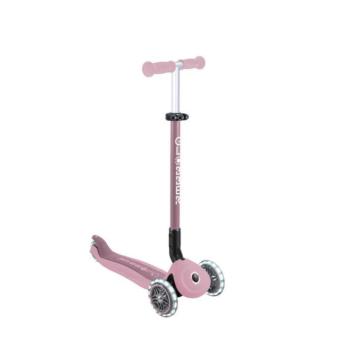 Globber Go Up Eco Active Lights Scooter - Berry-Scooters-Berry- | Natural Baby Shower