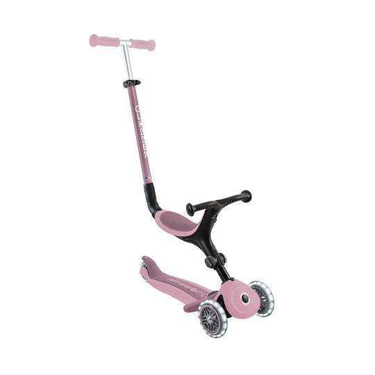 Globber Go Up Eco Active Lights Scooter - Berry-Scooters-Berry- | Natural Baby Shower