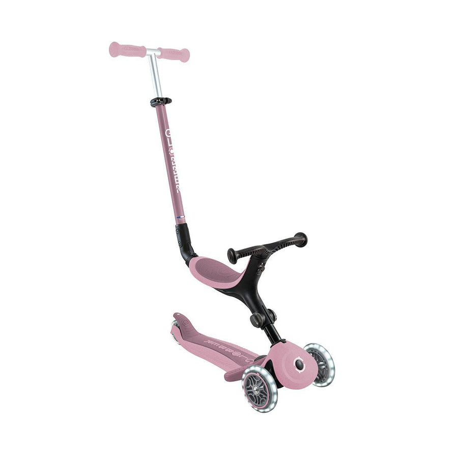 Globber Go Up Eco Active Lights Scooter - Berry-Scooters-Berry- | Natural Baby Shower