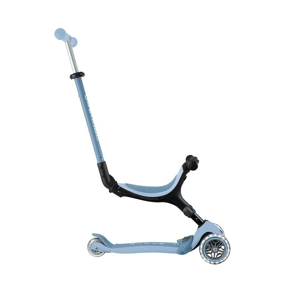 Globber Go Up Eco Active Lights Scooter - Blueberry-Scooters-Blueberry- | Natural Baby Shower
