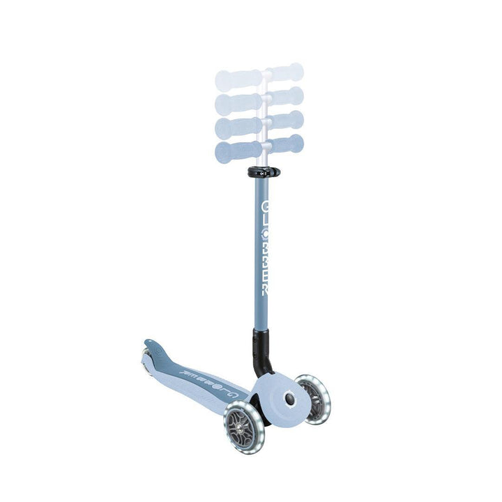 Globber Go Up Eco Active Lights Scooter - Blueberry-Scooters-Blueberry- | Natural Baby Shower