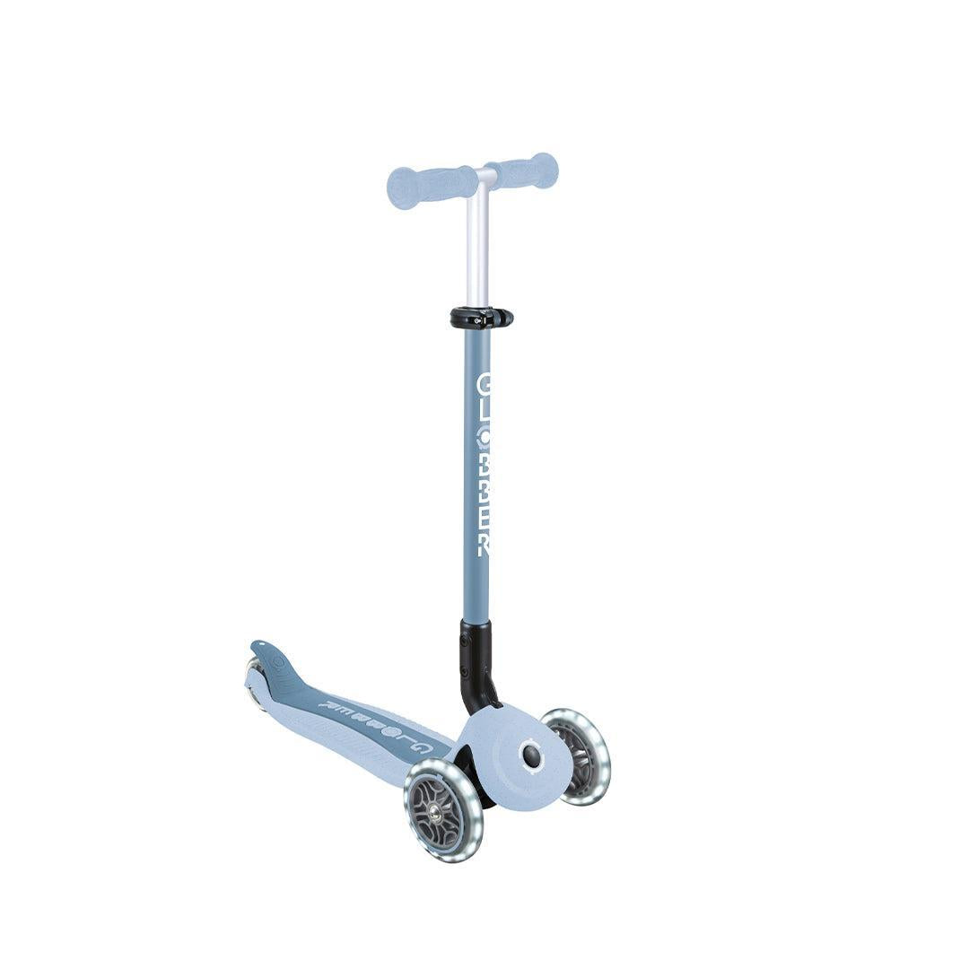 Globber Go Up Eco Active Lights Scooter - Blueberry-Scooters-Blueberry- | Natural Baby Shower