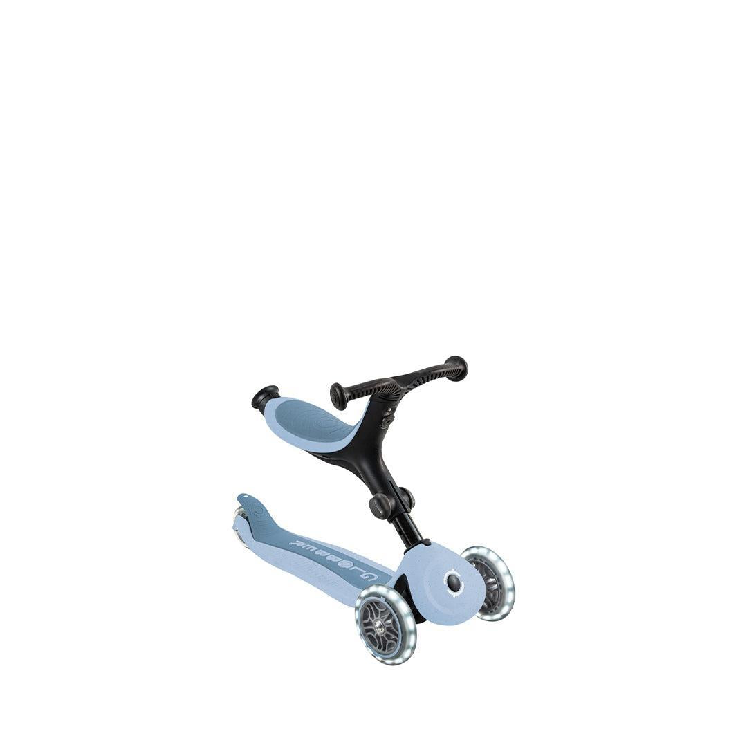 Globber Go Up Eco Active Lights Scooter - Blueberry-Scooters-Blueberry- | Natural Baby Shower