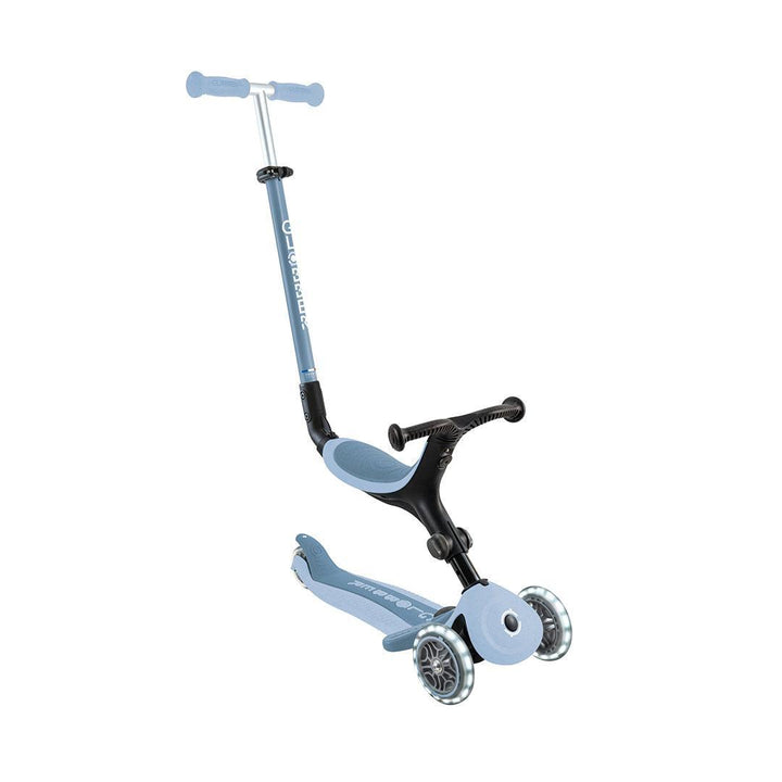 Globber Go Up Eco Active Lights Scooter - Blueberry-Scooters-Blueberry- | Natural Baby Shower