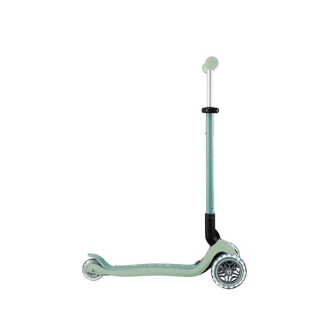 Globber Go Up Eco Active Lights Scooter - Pistachio-Scooters-Pistachio- | Natural Baby Shower