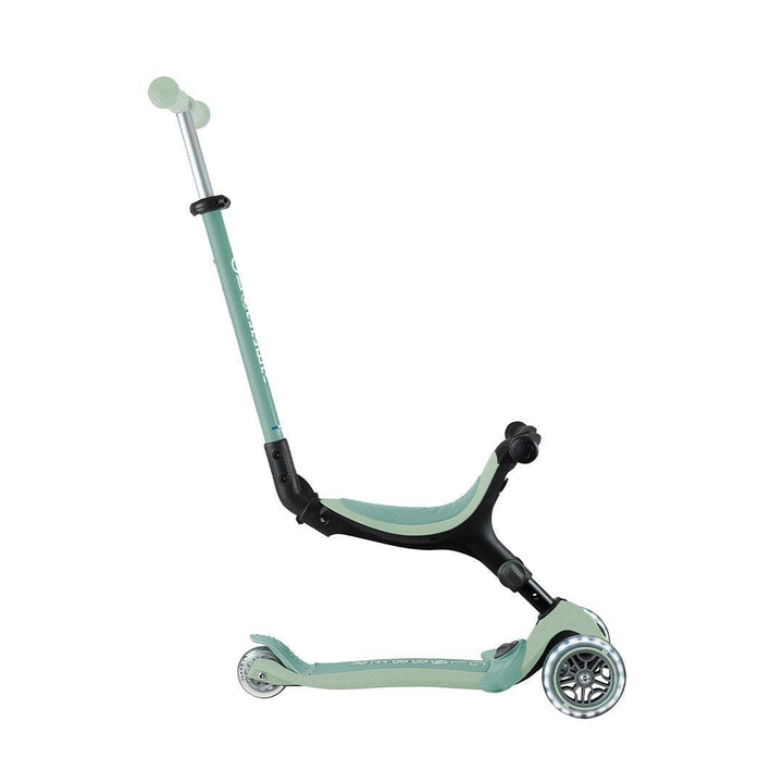 Globber Go Up Eco Active Lights Scooter - Pistachio-Scooters-Pistachio- | Natural Baby Shower