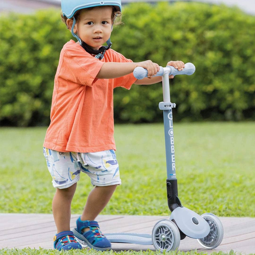 Globber Go Up Foldable Plus Eco Scooter - Blueberry-Scooters-Blueberry- | Natural Baby Shower