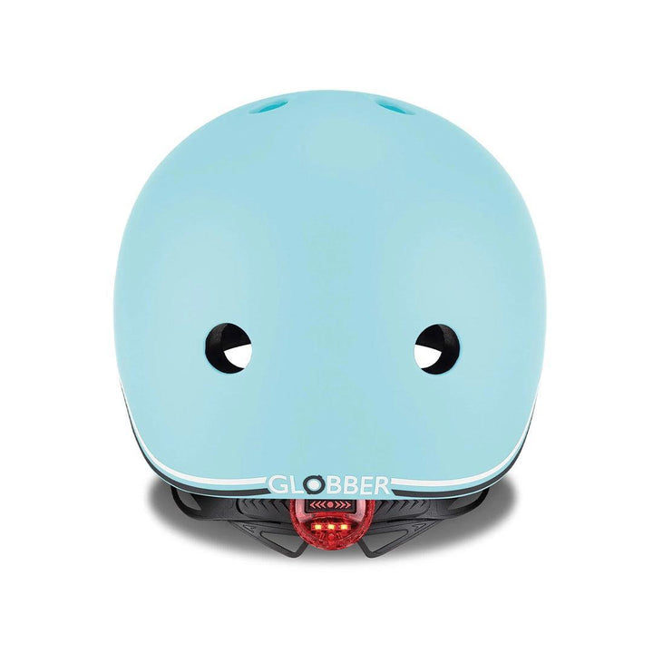 Globber Go-Up Lights Helmet - Pastel Blue-Helmets-Pastel Blue-XXS/XS | Natural Baby Shower