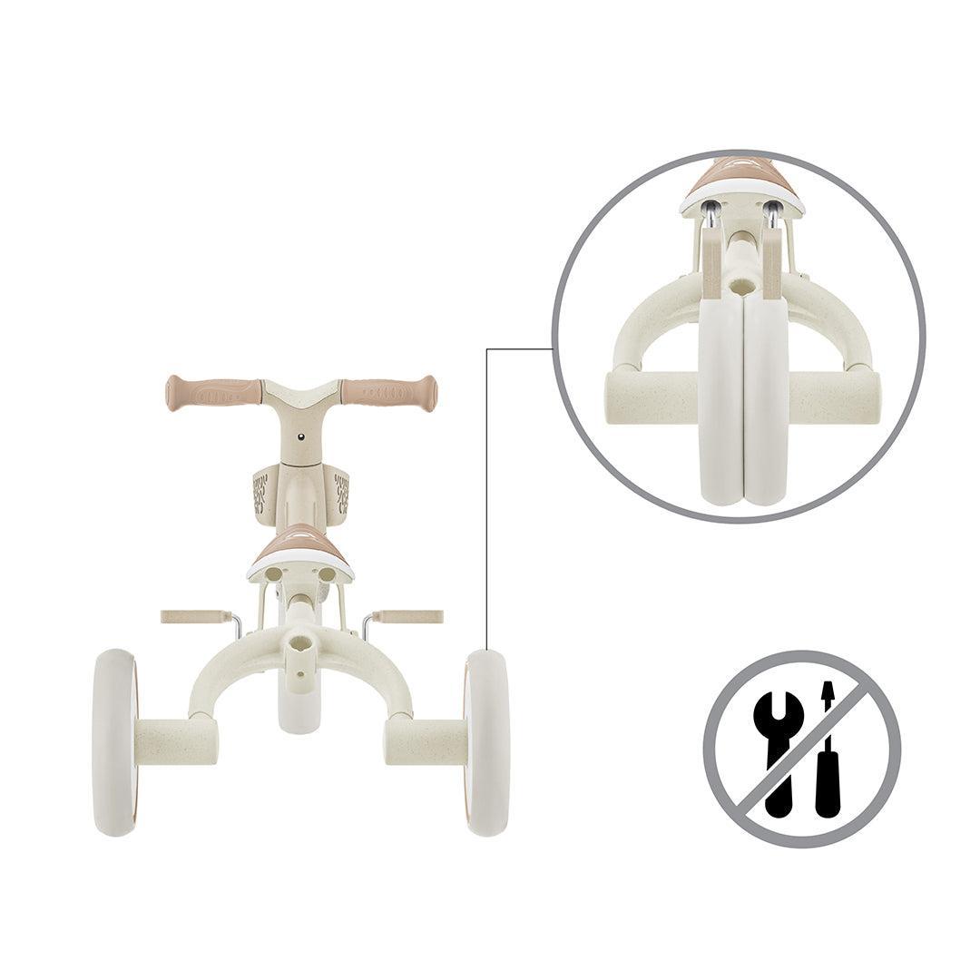 Globber Learning Trike 3 in 1 Plus Eco - Coconut-Trikes-Coconut-One Size | Natural Baby Shower