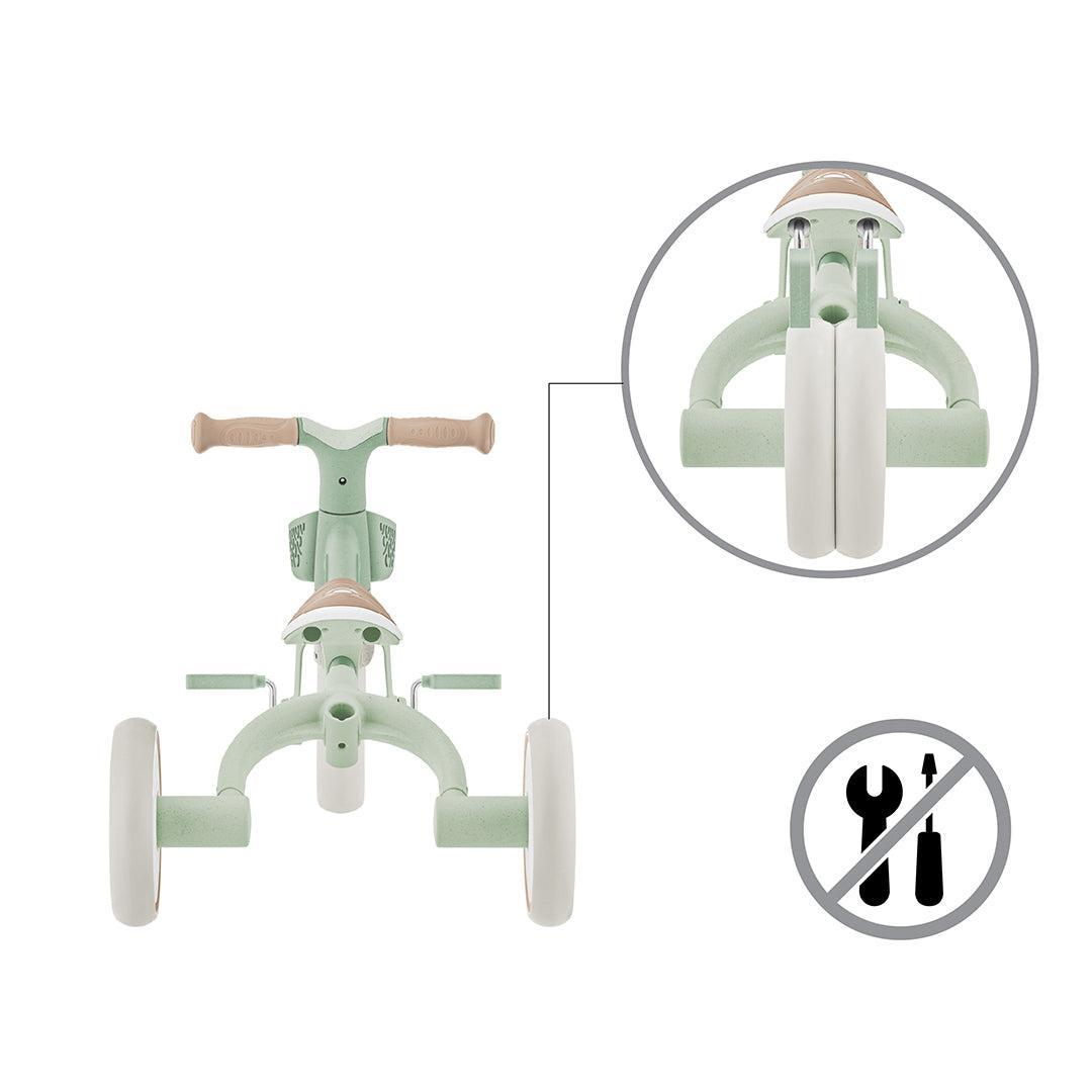 Globber Learning Trike 3 in 1 Plus Eco - Pistachio-Trikes-Pistachio-One Size | Natural Baby Shower