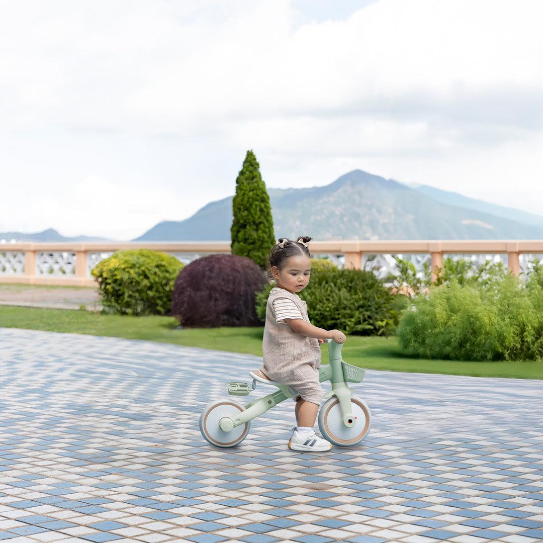 Globber Learning Trike 3 in 1 Plus Eco - Pistachio-Trikes-Pistachio-One Size | Natural Baby Shower