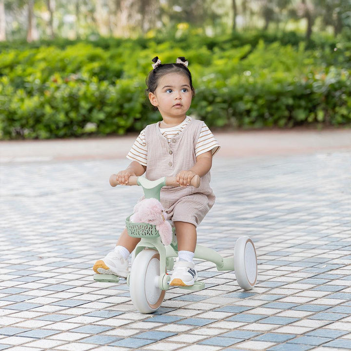 Globber Learning Trike 3 in 1 Plus Eco - Pistachio-Trikes-Pistachio-One Size | Natural Baby Shower