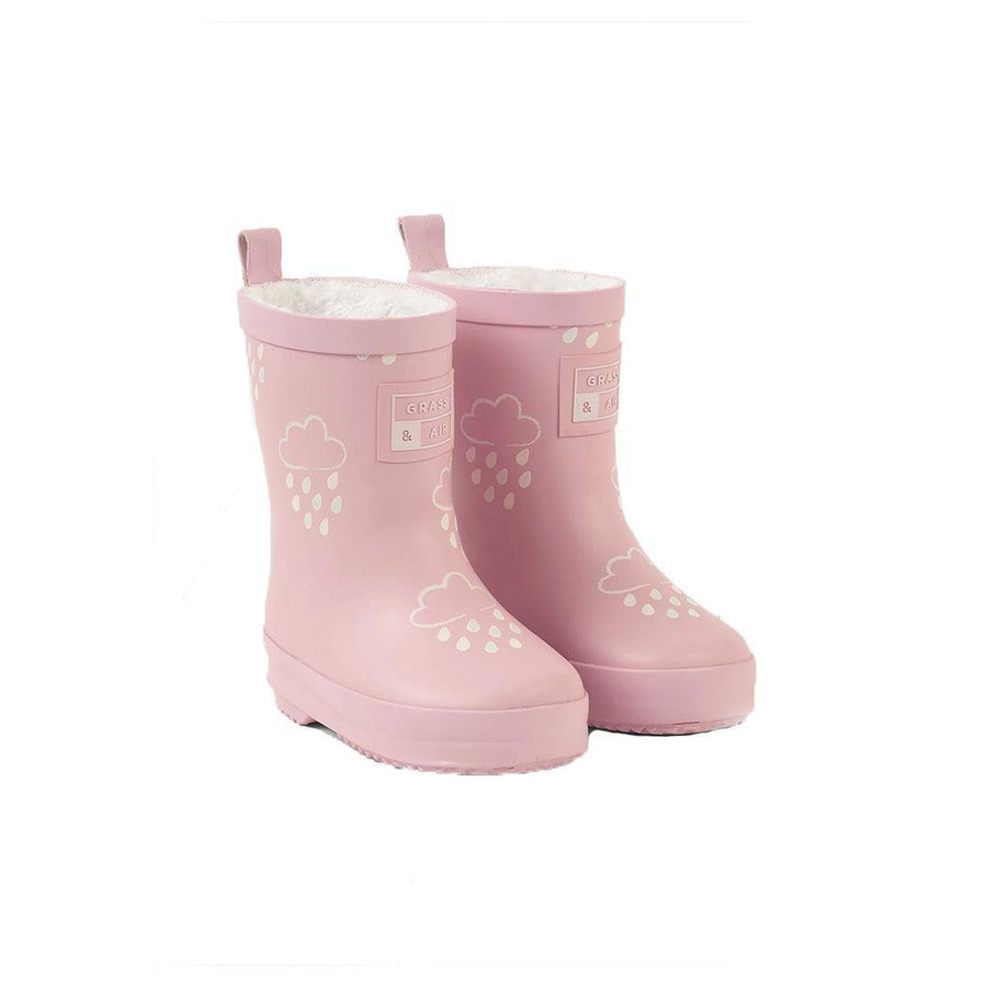 Grass & Air Winter Mini Adventure Boots with Bag - Baby Pink-Boots-Baby Pink-UK 3 | Natural Baby Shower
