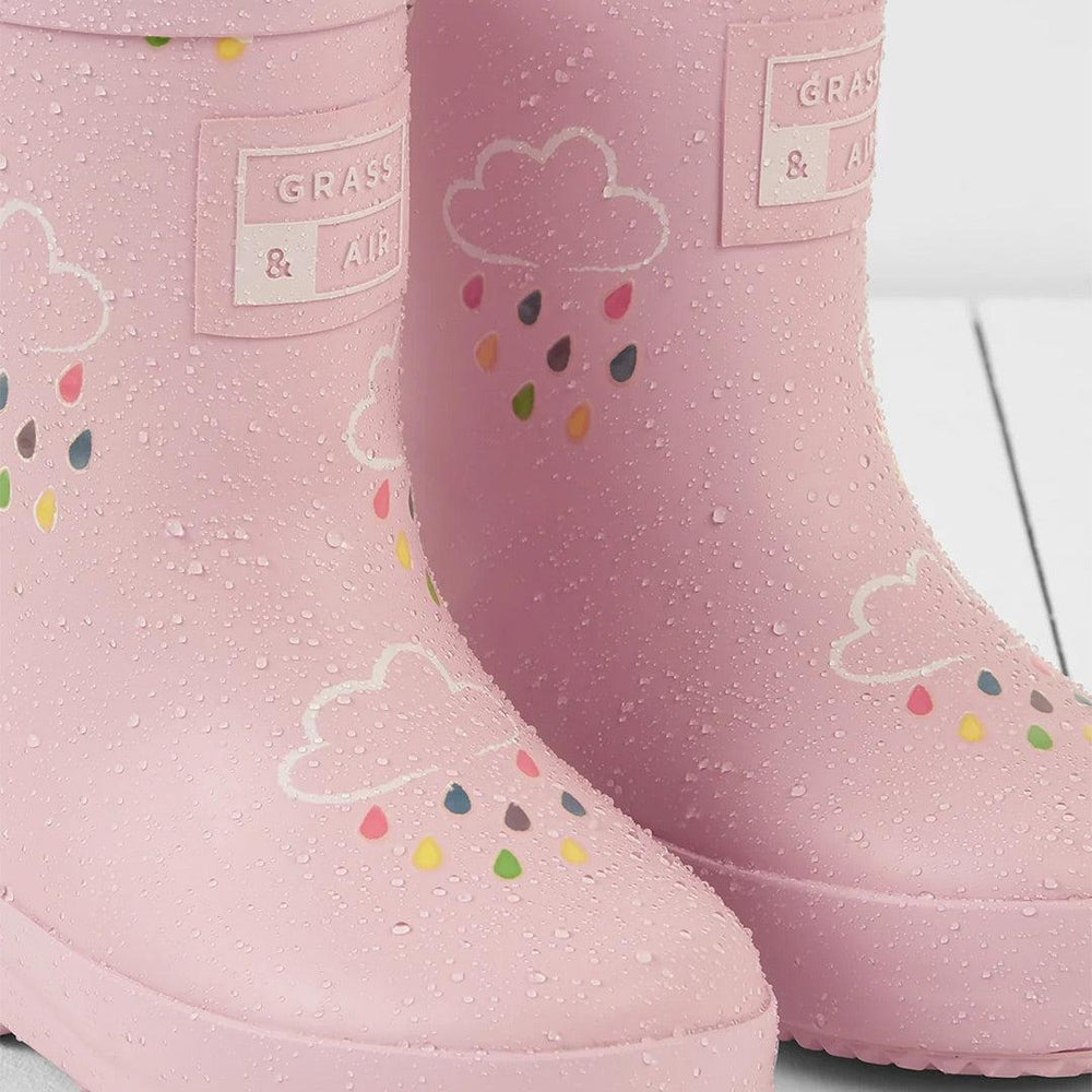 Grass & Air Winter Mini Adventure Boots with Bag - Baby Pink-Boots-Baby Pink-UK 3 | Natural Baby Shower