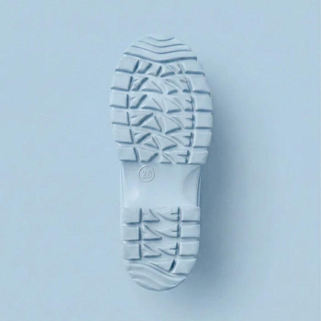 Grass & Air Shortie Chunk Adventure Boot with Bag - Powder Blue-Wellies-Powder Blue-UK 3 | Natural Baby Shower