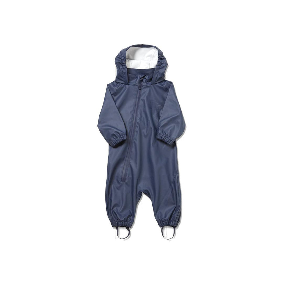 Grass & Air PU Puddlesuit - Navy-Rainsuits + Sets-Navy-9-12m | Natural Baby Shower