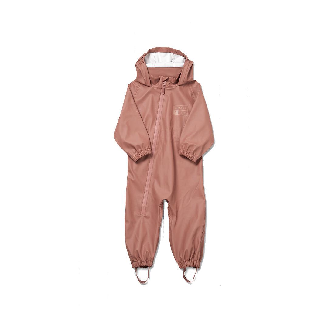 Grass & Air PU Puddlesuit Rose Natural Baby Shower