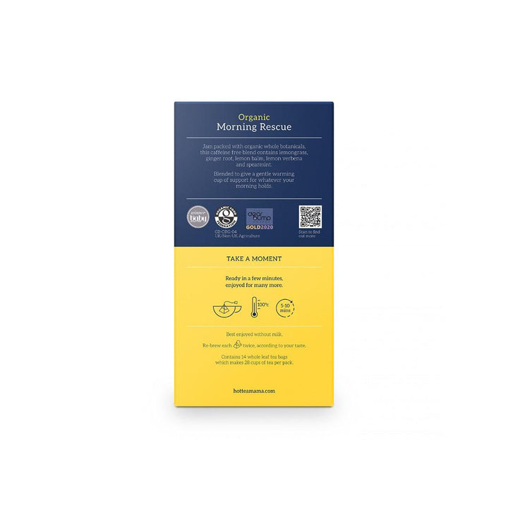 HotTea Mama Tea Bags - Morning Rescue-Supplements- | Natural Baby Shower