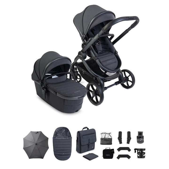 iCandy Peach 8 Complete Bundle-Stroller Bundles-Storm Grey- | Natural Baby Shower