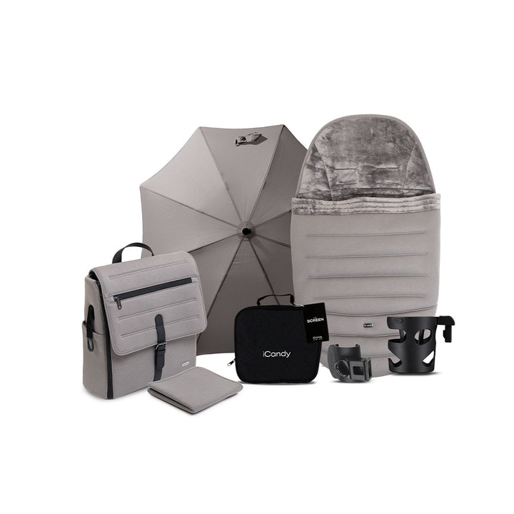 iCandy Peach 8 Complete Bundle-Stroller Bundles-Black- | Natural Baby Shower