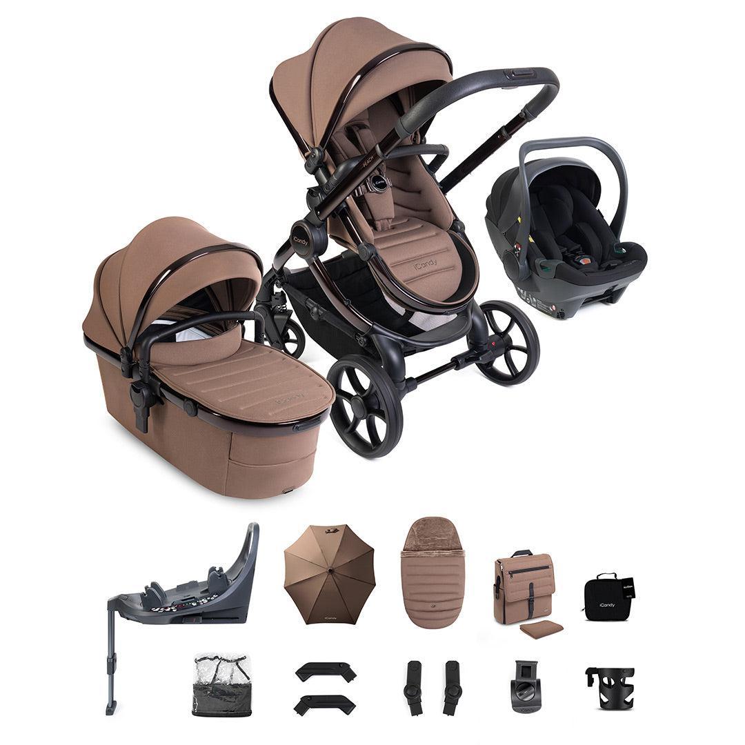 iCandy Peach 8 Editions Complete Bundle with Cocoon 360 and Base-Travel Systems-Coco- | Natural Baby Shower