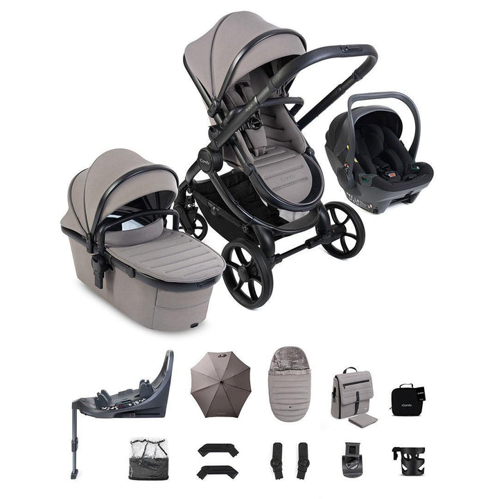 iCandy Peach 8 Complete Bundle with Cocoon 360 and Base-Travel Systems-Porcini- | Natural Baby Shower