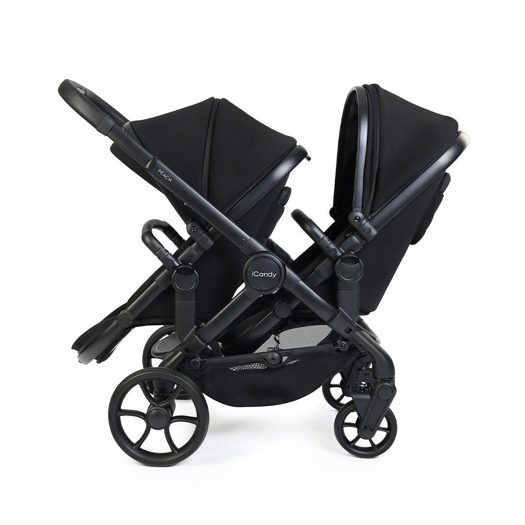 iCandy Peach 8 Double Complete Bundle-Stroller Bundles-Black- | Natural Baby Shower