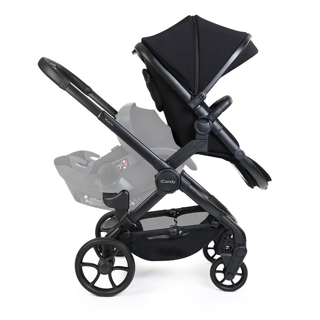iCandy Peach 8 Double Complete Bundle-Stroller Bundles-Black- | Natural Baby Shower