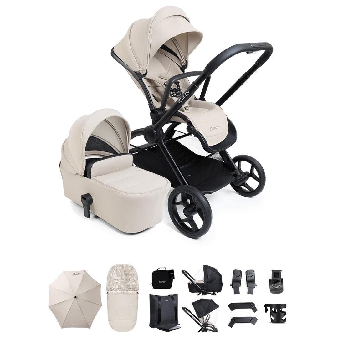 iCandy Core 2 Complete Bundle-Stroller Bundles-Sandstone- | Natural Baby Shower