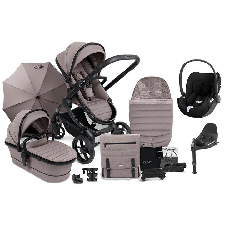 iCandy Peach 7 Complete Travel System With Cloud T-Travel Systems-Porcini- | Natural Baby Shower
