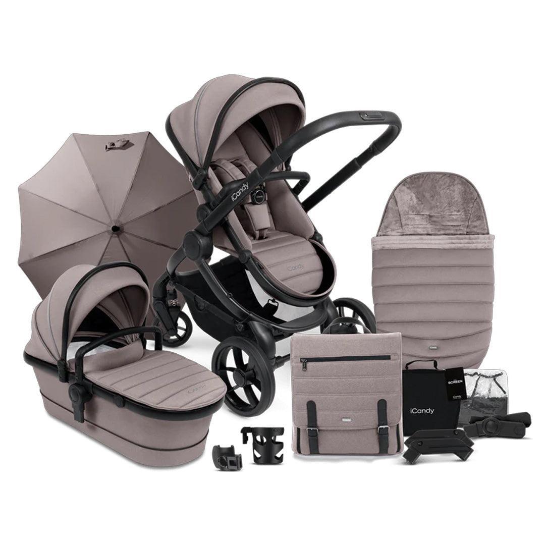 iCandy Peach 7 Pushchair Complete Bundle-Stroller Bundles-Porcini- | Natural Baby Shower