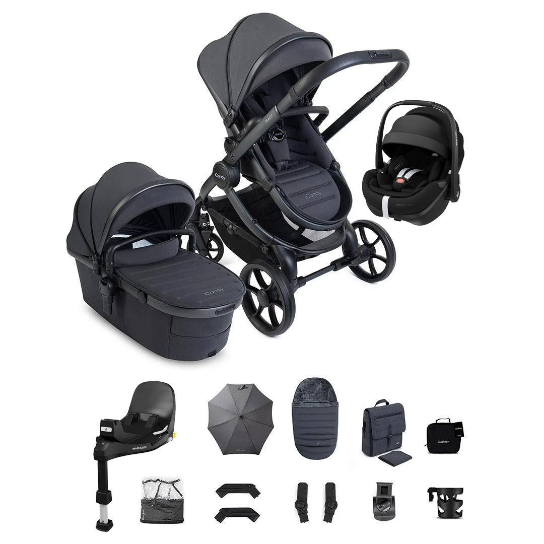 iCandy Peach 8 Complete Bundle with Maxi-Cosi Pebble Pro 2 and Base