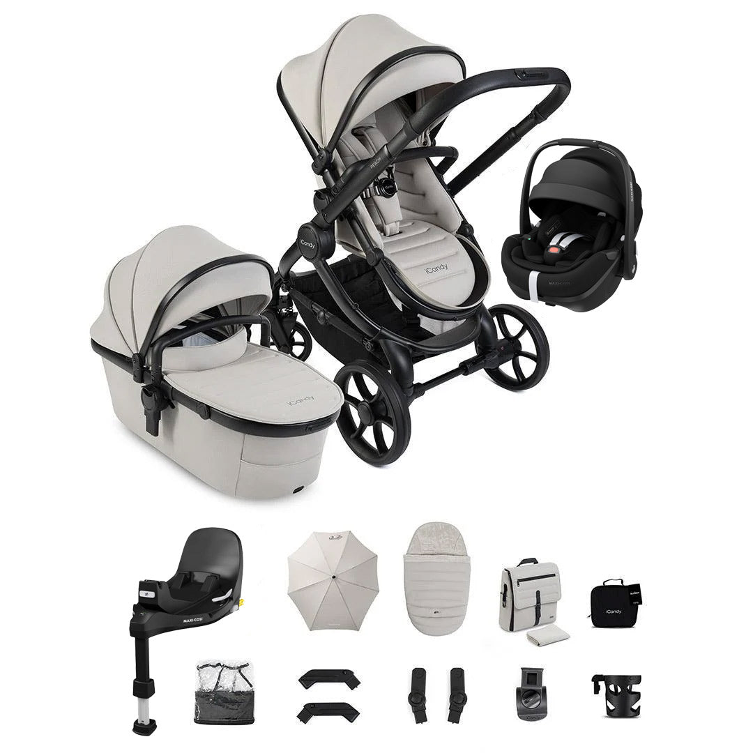 iCandy Peach 8 Complete Bundle with Maxi-Cosi Pebble Pro 2 and Base