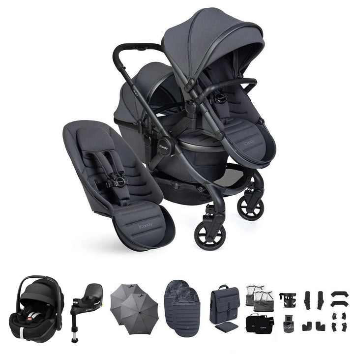 iCandy Peach 8 Double Complete Bundle with Maxi-Cosi Pebble Pro 2 and Base