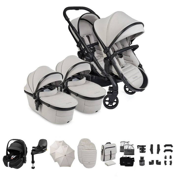 iCandy Peach 8 Twin Complete Bundle with Maxi-Cosi Pebble Pro 2 and Base