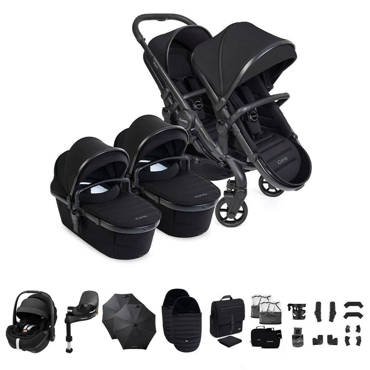 iCandy Peach 8 Twin Complete Bundle with Maxi-Cosi Pebble Pro 2 and Base
