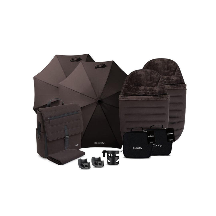 iCandy Peach 8 Editions Double Complete Bundle-Stroller Bundles-Biscotti- | Natural Baby Shower
