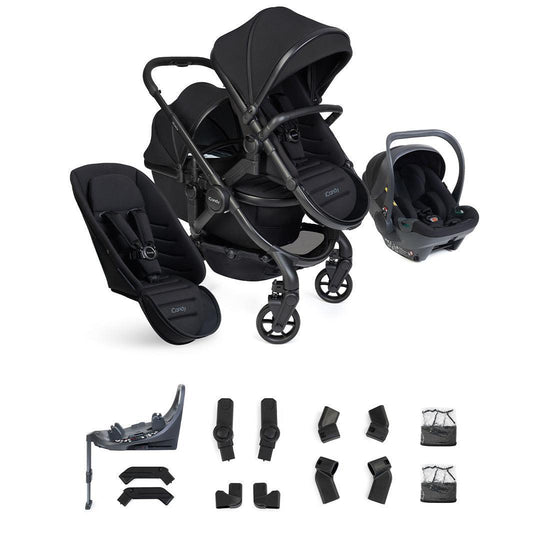 iCandy Peach 8 Double with Cocoon 360 and Base-Travel Systems-Black- | Natural Baby Shower