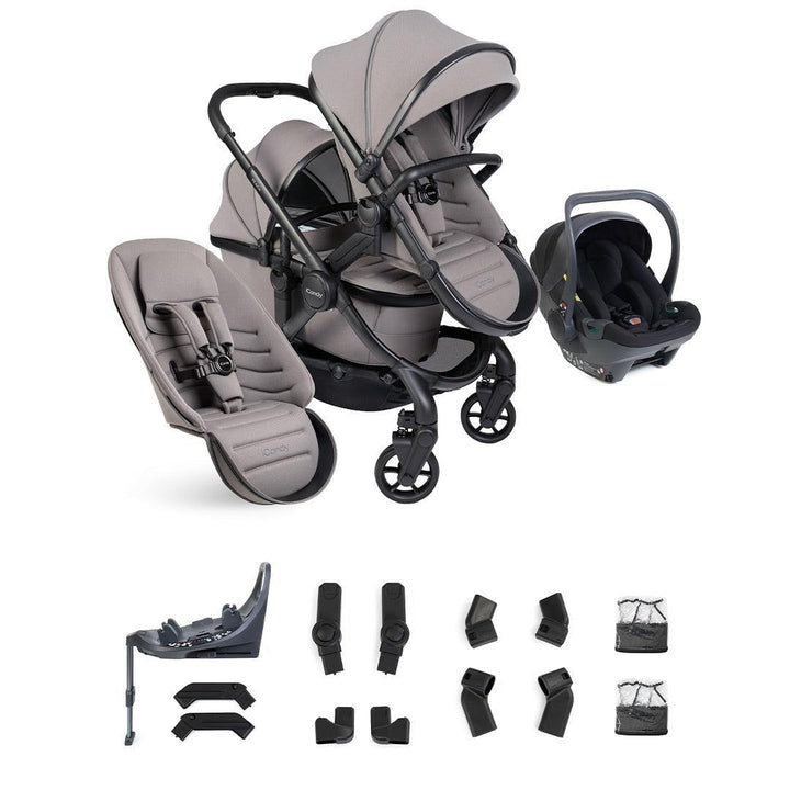 iCandy Peach 8 Double with Cocoon 360 and Base-Travel Systems-Porcini- | Natural Baby Shower