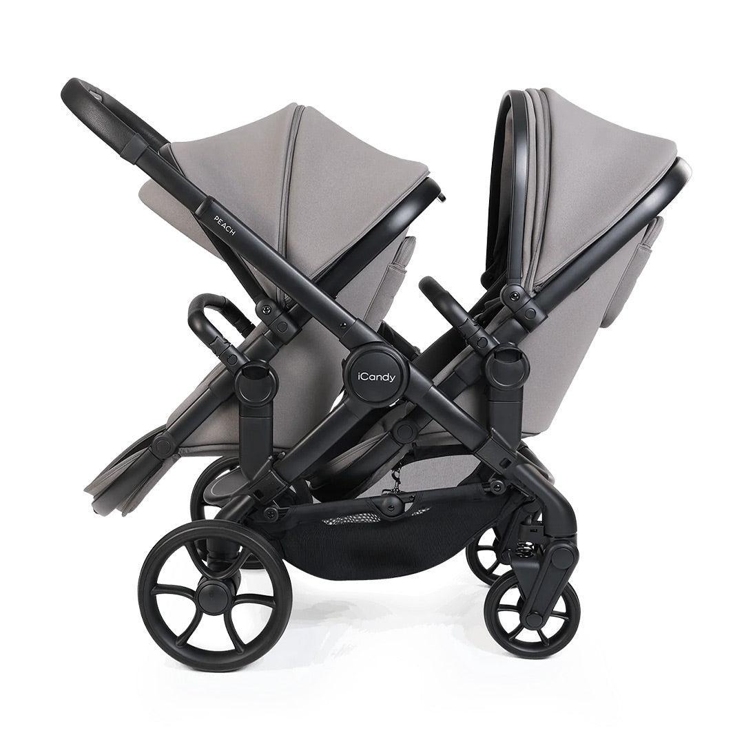iCandy Peach 8 Twin Complete Bundle-Stroller Bundles-Black- | Natural Baby Shower