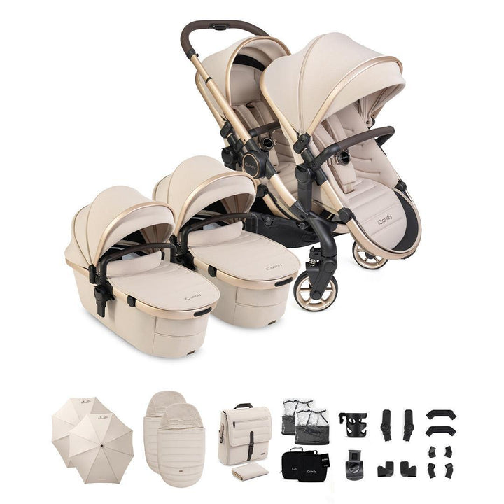 iCandy Peach 8 Editions Twin Complete Bundle-Stroller Bundles-Biscotti- | Natural Baby Shower