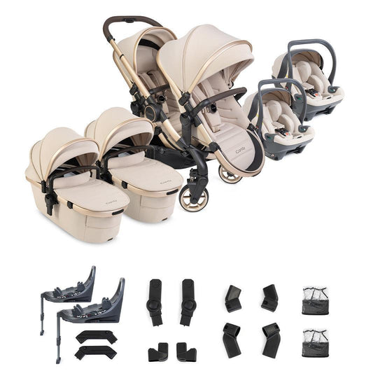 iCandy Peach 8 Editions Twin with Cocoon 360 and Base-Travel Systems-Biscotti- | Natural Baby Shower
