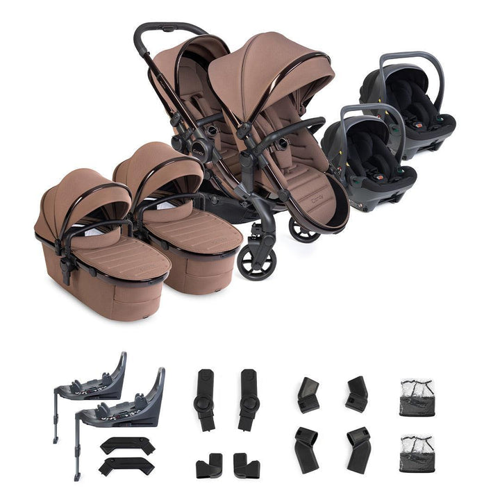iCandy Peach 8 Editions Twin with Cocoon 360 and Base-Travel Systems-Coco- | Natural Baby Shower
