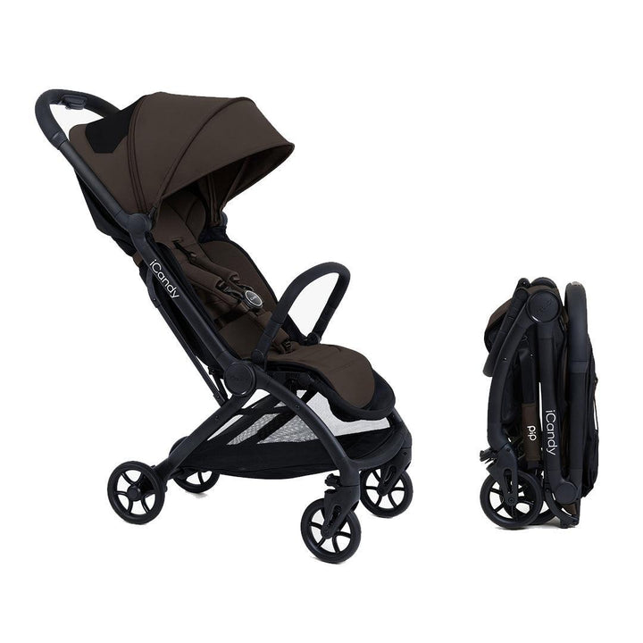 iCandy Pip Compact Pushchair - Coffee Bean-Strollers-Coffee Bean- | Natural Baby Shower