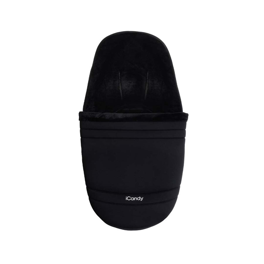 iCandy Pip Footmuff & Liner - Black-Footmuffs-Black- | Natural Baby Shower