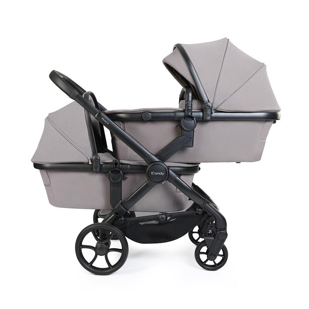 iCandy Peach 8 Twin with Cocoon 360 and Base-Travel Systems-Black- | Natural Baby Shower