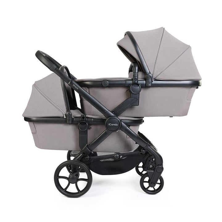 iCandy Peach 8 Twin with Cocoon 360 and Base-Travel Systems-Black- | Natural Baby Shower