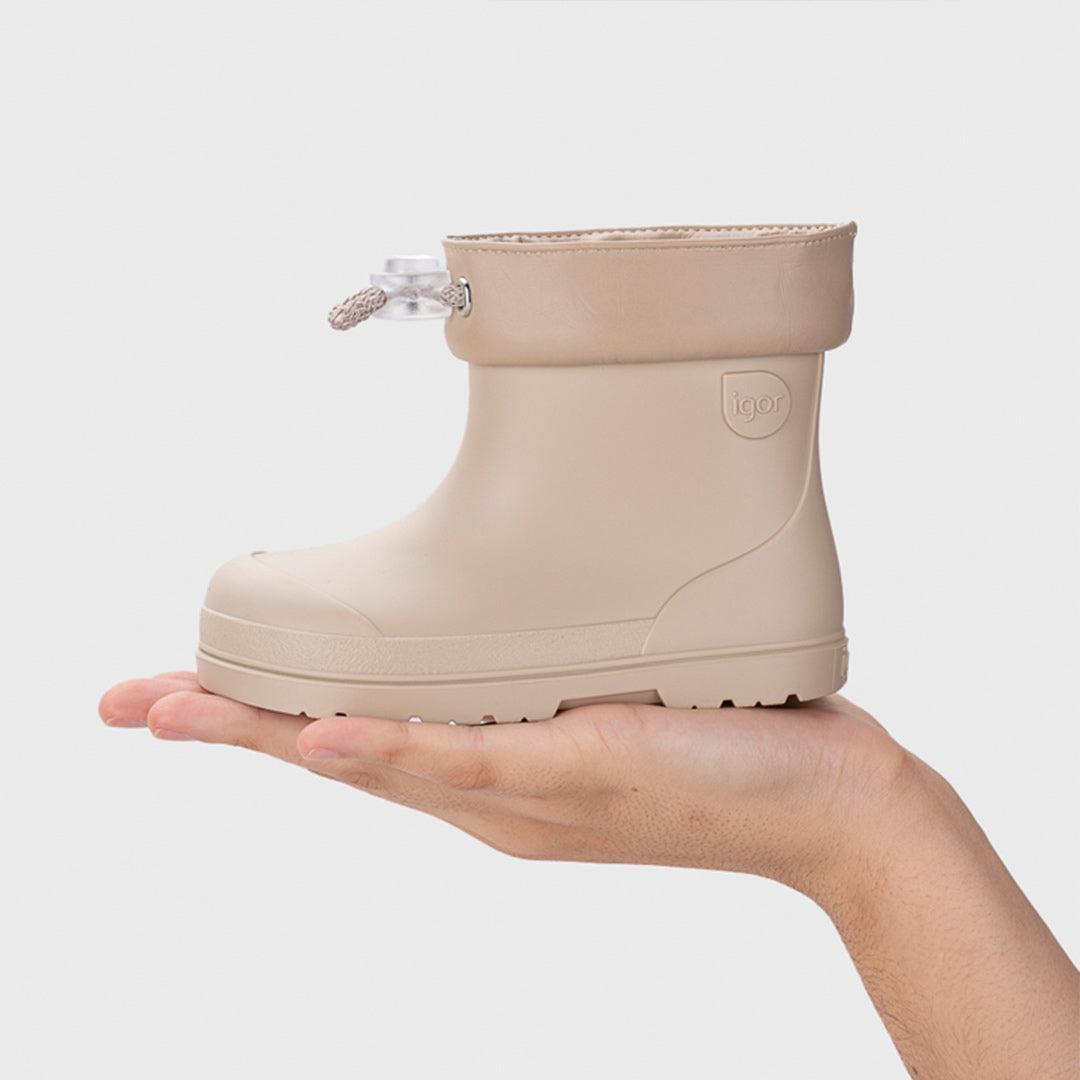 Igor Mendi Flexible Wellies - Beige-Wellies-21 (UK 4.5)- | Natural Baby Shower